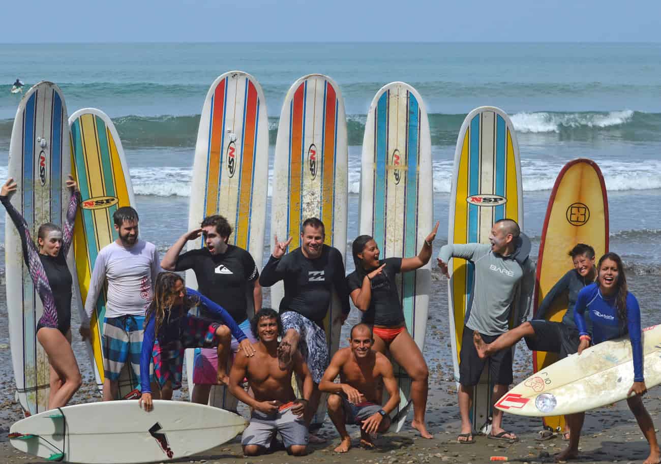 family surf camp costa rica