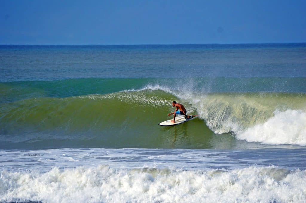 Surfing At Playa Dominical Costa Rica - Costa Rica Surf Camp